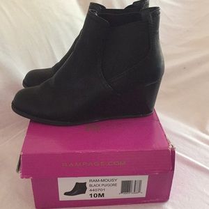 Wedge booties